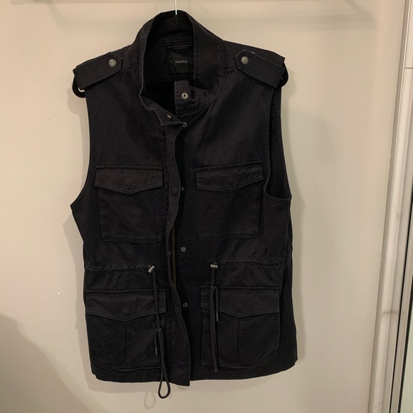 Black Utility Vest - Picture 2 of 4